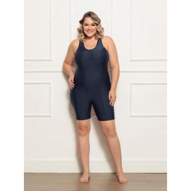 Imagem de Maiô Macacão Esportivo Feminino Nadador para Hidroginástica e Natação: