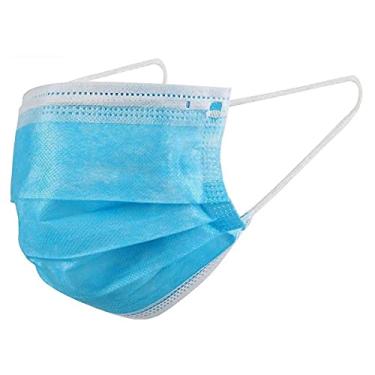 Imagem de Gleeporte [500 Máscaras Faciais - Máscaras Faciais Descartáveis De Uso Único, Filtração Eficaz, Suave Para A Pele, Pacote A Granel Máscaras De 3 Camadas Capa Facial Com Elásticos Para Orelhas Para C