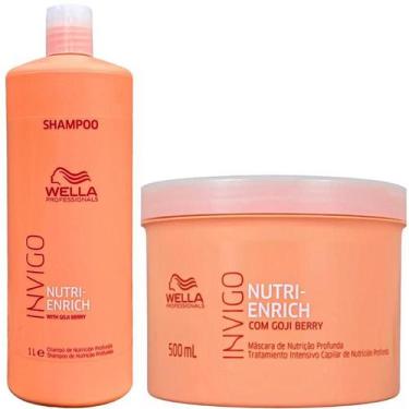 Imagem de Wella Enrich Invigo Secos Ressecados Nutrição Hidratação Reflexos Luze