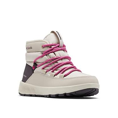 Imagem de Columbia Bota de neve feminina Slopeside Village Omni-Heat Mid Snow Boot, Argila clara/madeira, 12