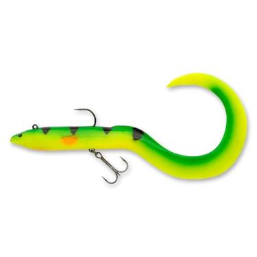 Imagem de Savage Gear Isca de pesca real EEL pré-equipada, 7 g, Firetigre, contornos e movimento realistas, estrutura durável, configuração de gancho duplo, disponível em 3 tamanhos (20 a 40 cm)