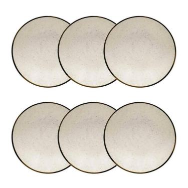 Imagem de Conjunto De Pratos Fundos 06 Peças Unni Brisa Oxford