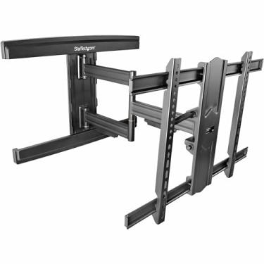 Imagem de StarTech. Suporte de parede para TV de até 80 polegadas (45 kg) VESA Mount Display - Suporte universal de parede para TV de perfil baixo com movimento total - Braço articulado inclinação/giratório resistente (FPWARTS1)