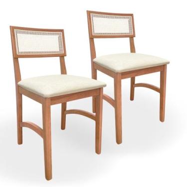 Imagem de Cadeira Para Mesa De Jantar Cozinha Resistente Luxo - KM Móveis Decor,