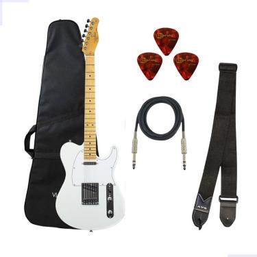 Imagem de Kit Guitarra Tagima Telecaster Tw55 Pearl White