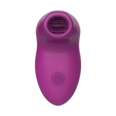 Imagem de Estimulador Clitoriano Pork 7 Modos De Pulsação Discreto e Portátil Vibrador Compacto e Silencioso [ROXO]