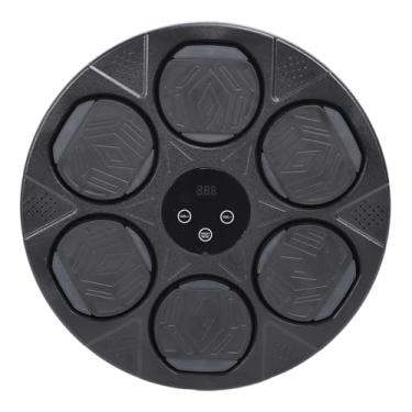 Imagem de Máquina de boxe musical, controle de toque de alvo de perfuração musical inteligente para academia em casa (preto)