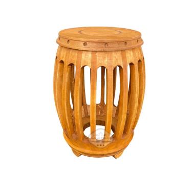 Imagem de Puff Garden Seat Em Madeira De Demolição Sudeste Rústico