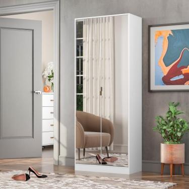 Imagem de Armário Multiuso Sapateira Grife Branco Demóbile Branco