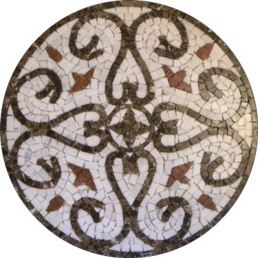 Imagem de Piso Em Mosaico Romano Volute