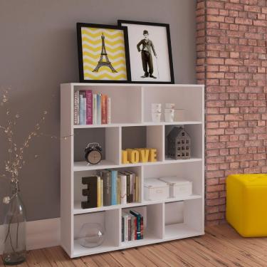 Imagem de Estante Book - Organizadora De Livros E Decoração Branco