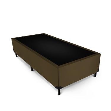 Imagem de Box Max Ultra Suede Marrom Solteiro Americano 96x203x30cm