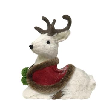 Imagem de Baby Cervo Deitado Com Roupinha 24cm Qy1348 - Master Decor