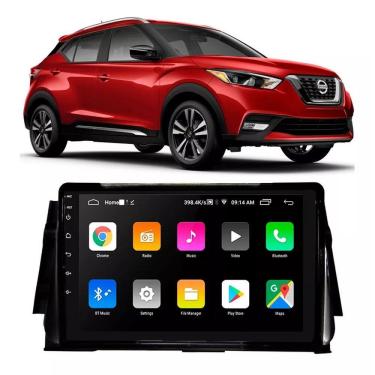 Imagem de Kit Multimídia Kicks SL SV 2017 / 2024 Android 9 Pol Carplay Gps 2/32GB - Roadstar 915BR