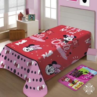 Imagem de Manta Infantil Jolitex Disney c/ Cinta Minnie 1,50 x 2,00m