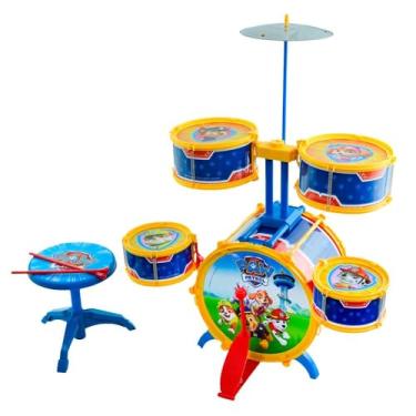Imagem de Instrumentos Musicais - Bateria Gde - Patrulha Canina, Candide, Multicor