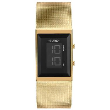Imagem de Relógio Euro Feminino Fashion Fit Glam Dourado - Eubjf313aa-4d