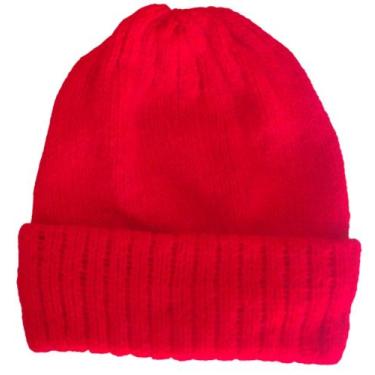 Imagem de Touca / Gorro de Lã para Bebê - Artesanato, Vermelho