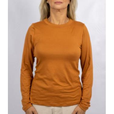 Imagem de Blusa Manga Longa Suede 0125u-l55 - Cia B, Caramelo, G