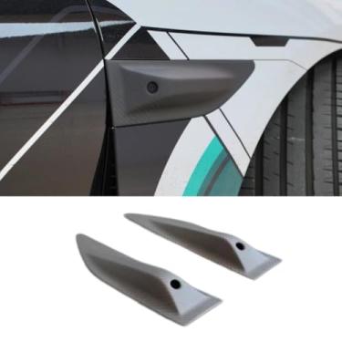 Imagem de Capa de proteção de imagem reversa de carro de fibra de carbono seca real capa protetora para câmera kit de carroceria Su7 acessórios de carro