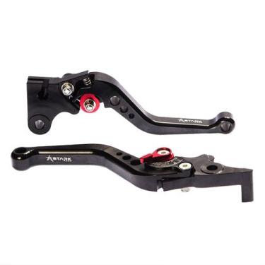 Imagem de Par Manete Esportivo Em Alumínio Anodizado Cb250f Twister Cg 150 - Sta