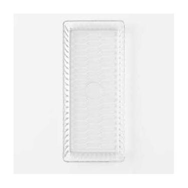 Imagem de Travessa prato petisqueira bandeja mesa posta vidro Premium (retangular 33x16cm)