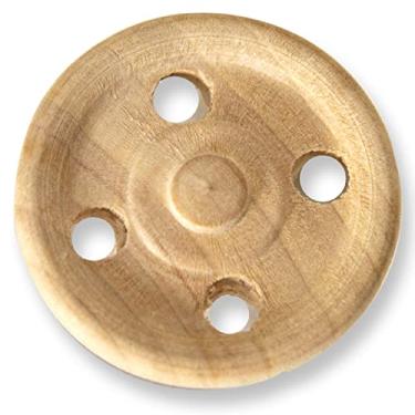 Imagem de Pinehurst Crafts Volantes De Brinquedo Madeira, Perfeitos Para Carros, Caminhões E Artesanato, 1-1/4", Pacote Com 5 Volantes_1,25 Pol.