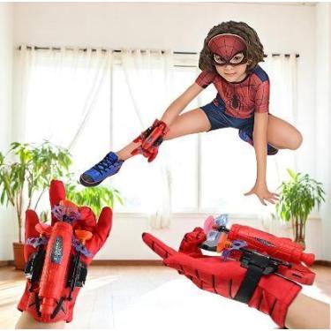 Imagem de Luva Lança Teia Homem Aranha Personagem Brinquedo Infantil Fantasia Bo