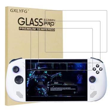 Imagem de GXLYFG Pacote com 3 protetores de tela de vidro temperado compatíveis com Lenovo Legion Go S, antiarranhões, sem bolhas, dureza 9H