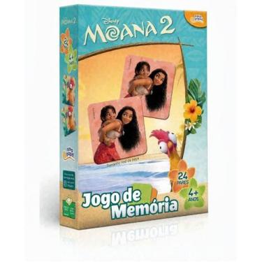 Imagem de Jogo De Memória Moana 2 Disney 24 Pares - Toyster
