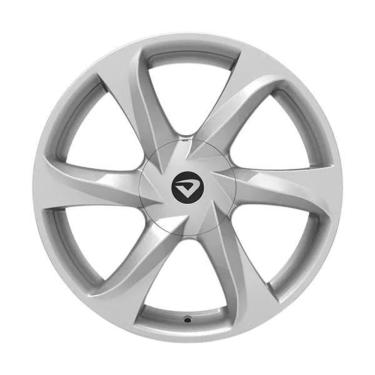 Imagem de Roda New Santorini 17X6 4X100/4X108 Et 42 Hyper Prata Bril