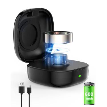 Imagem de Estojo de carregamento portátil ELFEYE 600mAh para Oura Ring Gen3 tamanho 8