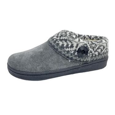 Imagem de Clarks Chinelo feminino, suéter com gola, Cinza, 11
