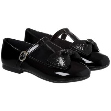 Imagem de Sapatilha Infantil Juvenil Boneca Mary Jane Tira T Confortável Sapato Menina Social Festa My ToT (Preta, BR, Adulto, Numérico, 38)