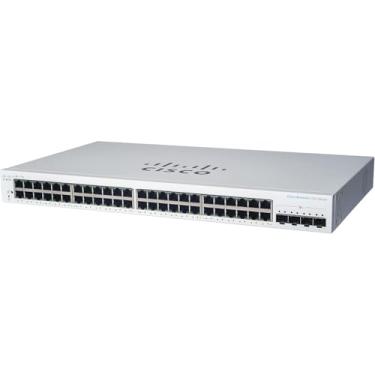 Imagem de CISCO DESIGNED Interruptor inteligente CBS220-48FP-4X | 48 portas GE | PoE completo | 4x10G SFP+ | Garantia limitada de hardware de 3 anos (CBS220-48FP-4X-NA)