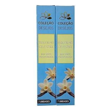 Imagem de Incenso Dos Desejos Vegano Super Premium 2 Caixas - Escolha Seu Aroma(Baunilha Celestial)