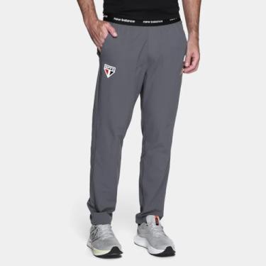 Imagem de Calça Masculina NB Viagem SPFC 2025, Cinza Blacktop, GG