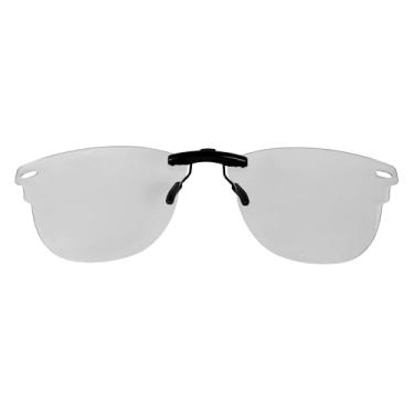 Imagem de COODY Óculos de sol polarizados CLIP-ON para Ray-Ban RB5154 49 x 21 51 x 21 tamanho multicolorido opção, Cinza (fotocromático), 51x21