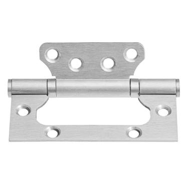 Imagem de 06 Dobradiça Porta Sobrepor Sem Rebaixo Inox 4`X3`X,2,2Mm