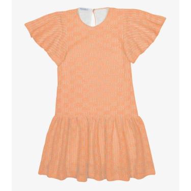 Imagem de Vestido Infantil Tricot Trick Nick Laranja, 12, Laranja