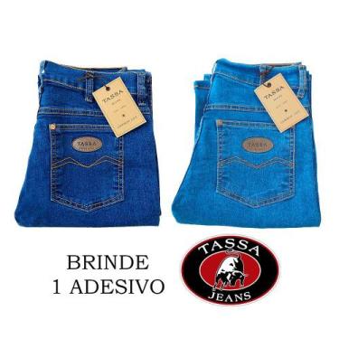 Imagem de Kit 2 calças tassa masculina cowboy cut + adesivo variações - Tassa Je