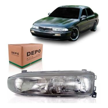 Imagem de Farol Principal Mitsubishi Galant / 1993 A 1995  Lado Esquerdo (motori