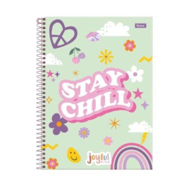 Imagem de Caderno Universitário 15 Matérias Bolso Interno E Adesivos - Foroni