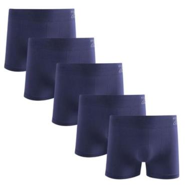 Imagem de Kit 5 Cuecas Boxer Masculina Microfibra Sem Costura Zee Rucci Premium 
