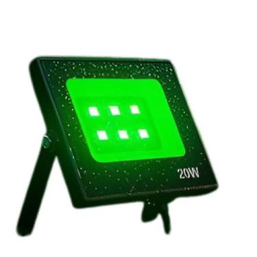 Imagem de Refletor led vd 20 - 20w verde led flood light