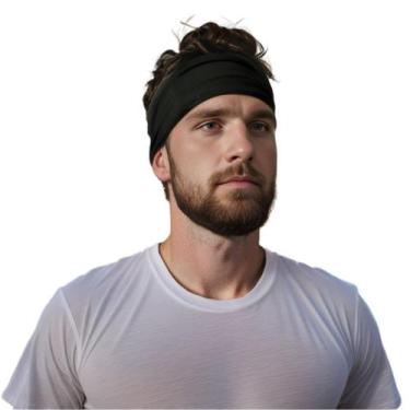 Imagem de Headband Faixa De Cabelo Testa Bandana Proteção Uv Unissex - Decole, P