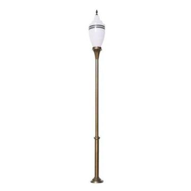 Imagem de Poste Colonial Paulista para Jardim de Alumínio 3,40m - LUMINÁRIAS N. 