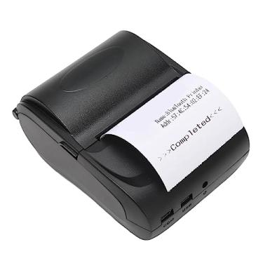 Imagem de Yunir Impressora de Etiqueta Térmica de Bluetooth, Impressoras de Recibo Portátil de Recibo USB Printers de Ingressos Com Papel de Impressão de 58 Mm para Varejo de Vendas (Plugue da UE)