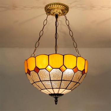 Imagem de Lâmpada Pingente de Vidro Colorido LED Contemporânea e Retro Criativa - Candelabro para Sala, Restaurante, Quarto, Hotel, Café, Bar e Corredor (Estilo 15 D30CM)