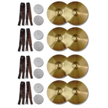 Imagem de Kit 4 Par Prato 14 Marcial C. Ibanez + 4 Par Alça Couro